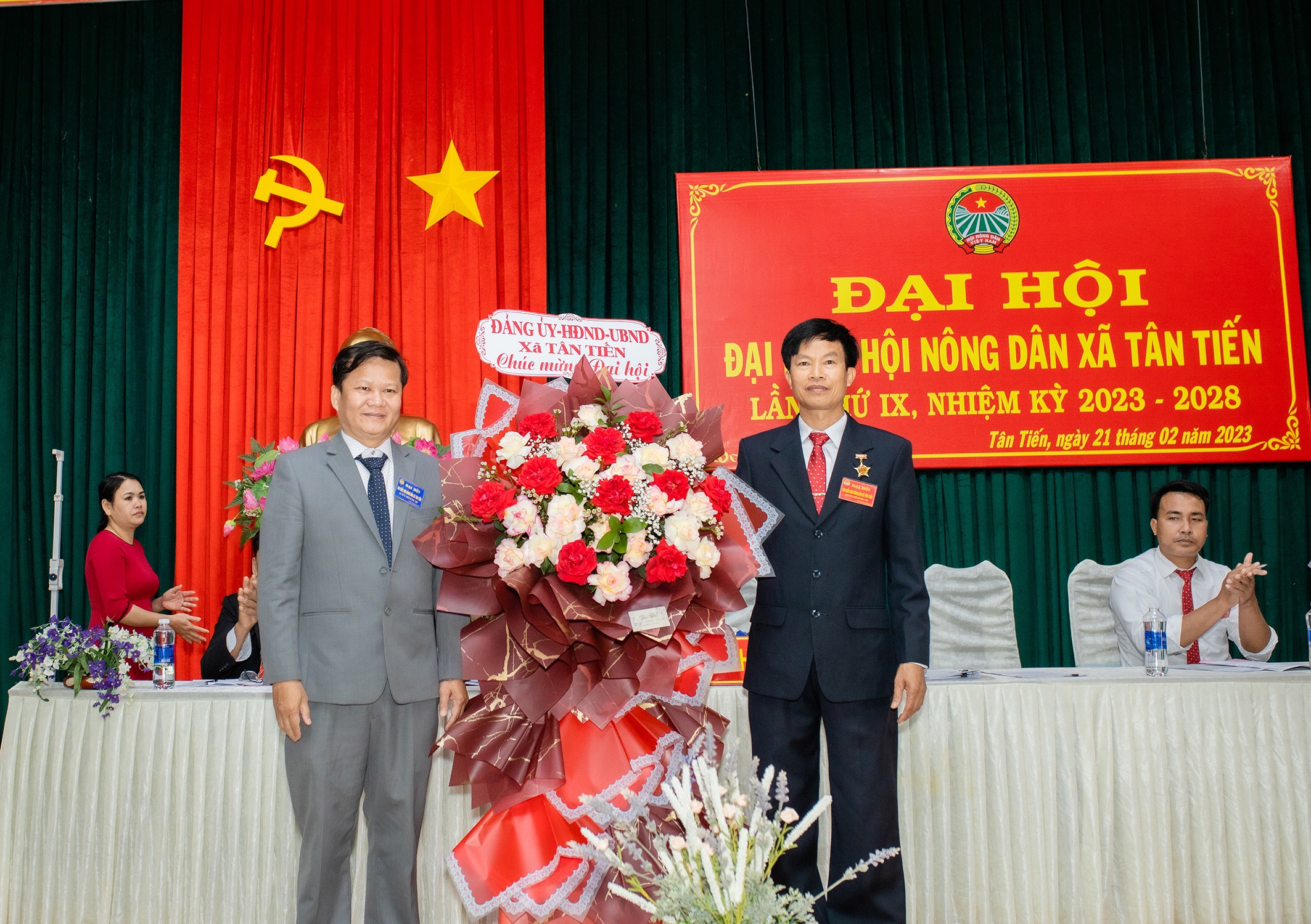 TÂN TIẾN: ĐẠI HỘI HỘI NÔNG DÂN XÃ TÂN TIẾN LẦN THỨ IX, NHIỆM KỲ 2023-2028