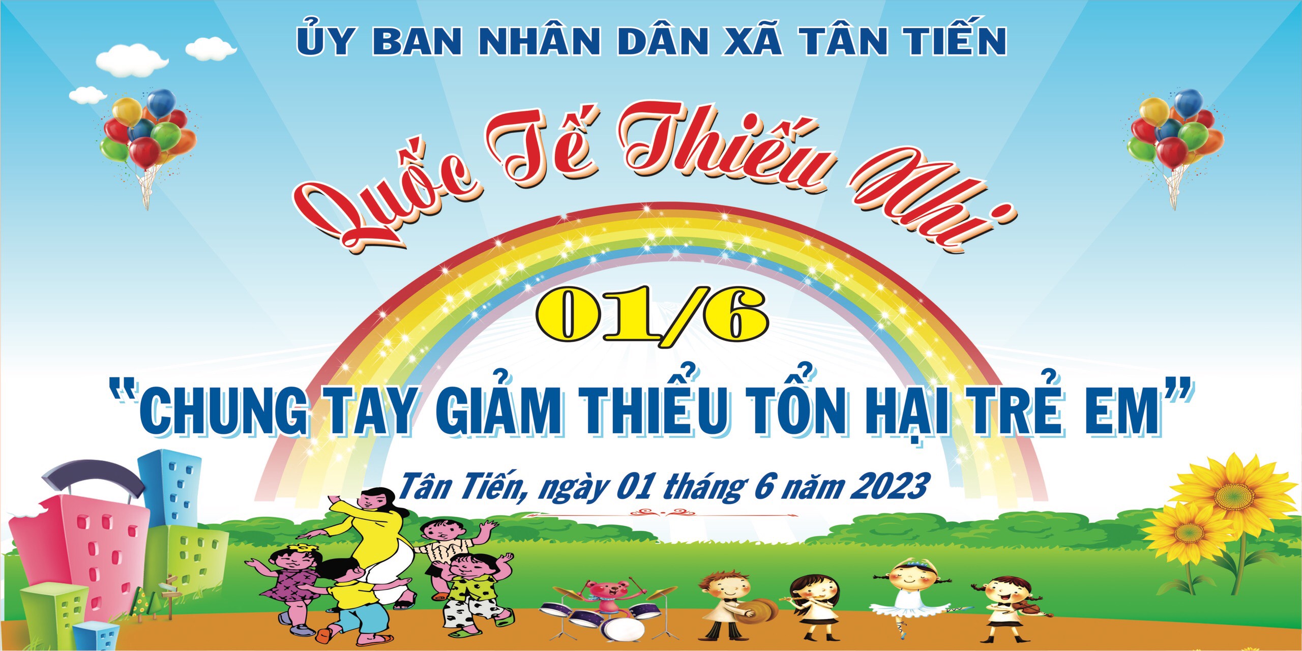 CHƯƠNG TRÌNH QUỐC TẾ THIẾU NHI CHO TRẺ KHUYẾT TẬT VÀ TRẺ MỒ CÔI XÃ TÂN TIẾN 