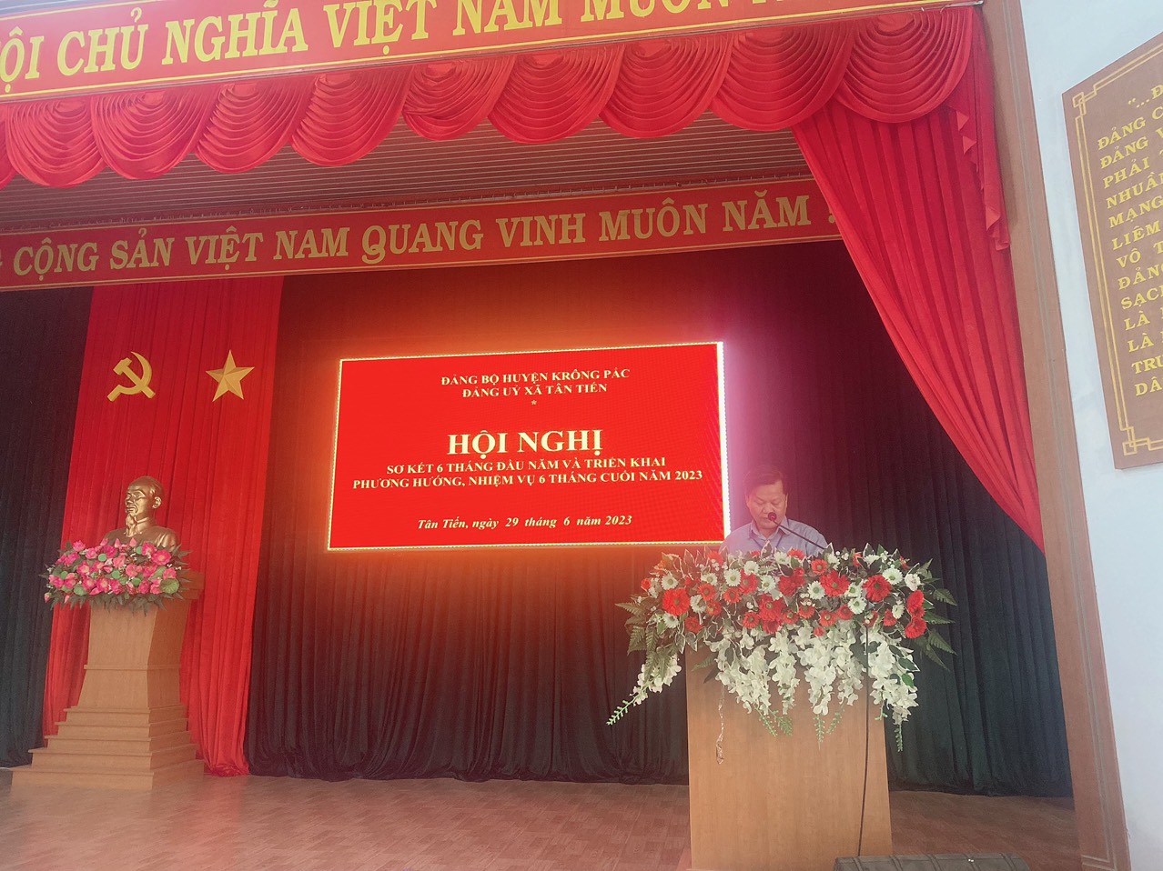 HỘI NGHỊ SƠ KẾT CÔNG TÁC ĐẢNG 6 THÁNG ĐẦU NĂM VÀ TRIỂN KHAI PHƯƠNG HƯỚNG 6 THÁNG CUỐI NĂM 2023