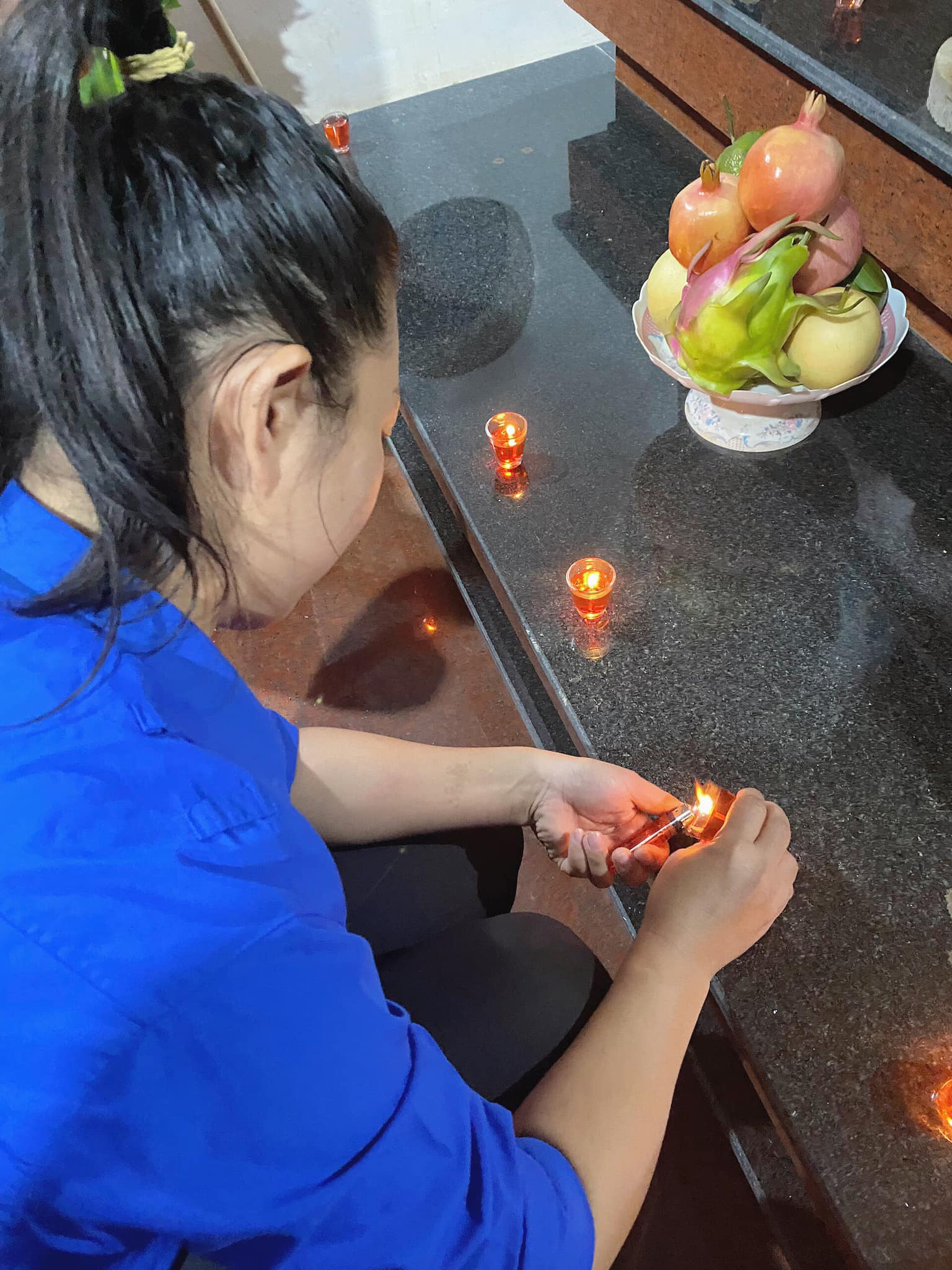 Tuổi trẻ Tân Tiến thắp nến tri ân các anh hùng liệt sĩ