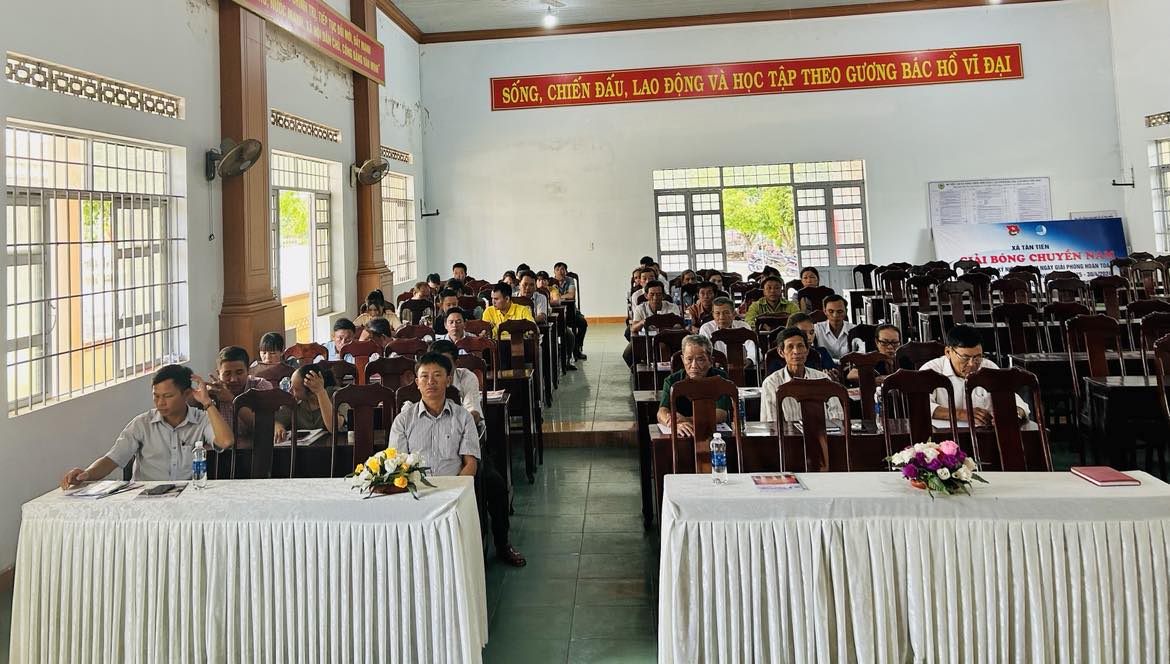 XÃ TÂN TIẾN ĐẨY MẠNH CÔNG TÁC TUYÊN TRUYỀN, PHỔ BIẾN GIÁO DỤC PHÁP LUẬT TẠI ĐỊA BÀN
