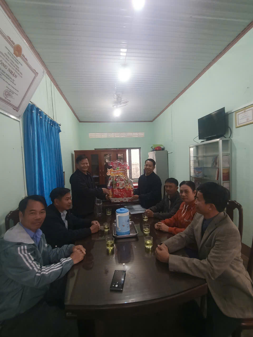 LÃNH ĐẠO XÃ TÂN TIẾN THĂM, CHÚC TẾT TRƯỜNG HỌC VÀ CƠ SỞ Y TẾ TRÊN ĐỊA BÀN NHÂN DỊP TẾT NGUYÊN ĐÁN ẤT TỴ 2025